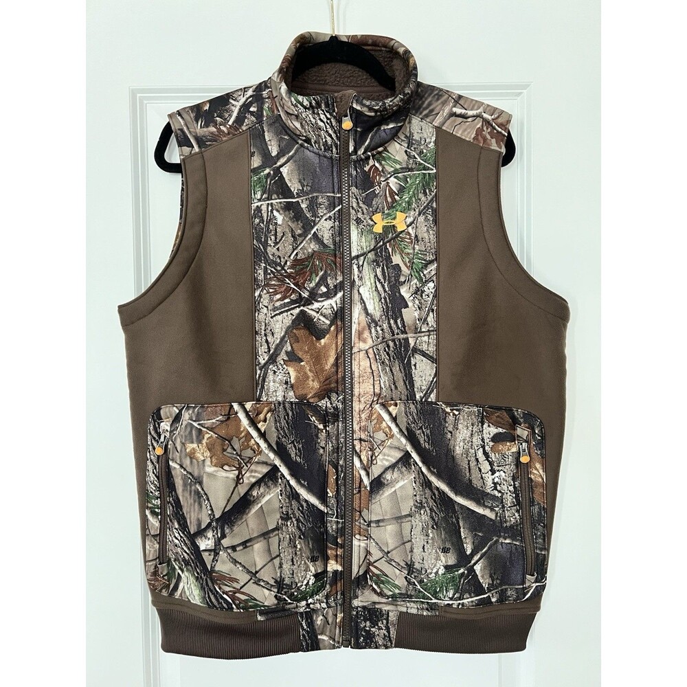 Under Armour Real Tree Camo Vest Medium EUC